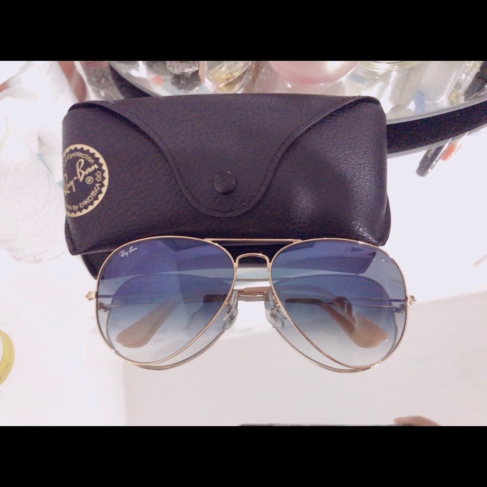 ✨Ray Ban Aqua Blue Gradient Sunglasses✨